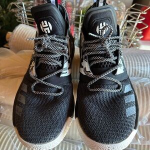 HARDEN VOL. 2 'TRAFFIC JAM' Adidas Black and White Performance Athletic Shoes